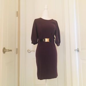 Antonio Melani Eggplant purple sweater dre…